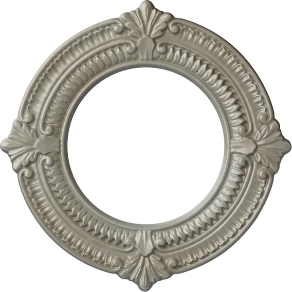 Ekena Millwork Benson Ceiling Medallion (Fits Canopies up to 6 1/8"), 11 1/8"OD x 6 1/8"ID x 5/8"P, Flash Gold CM11BNFLS - main